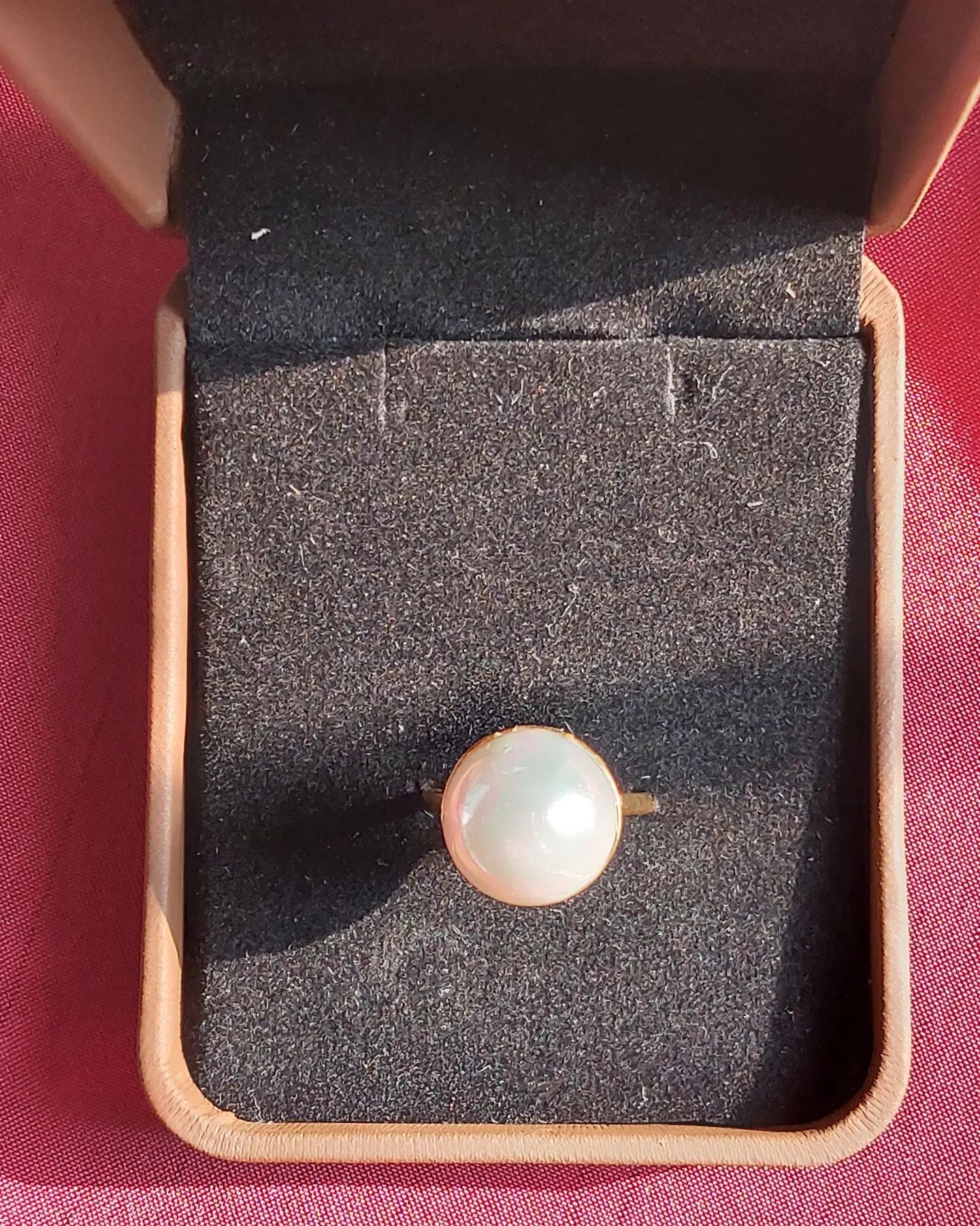 Silver Ring With Pearl